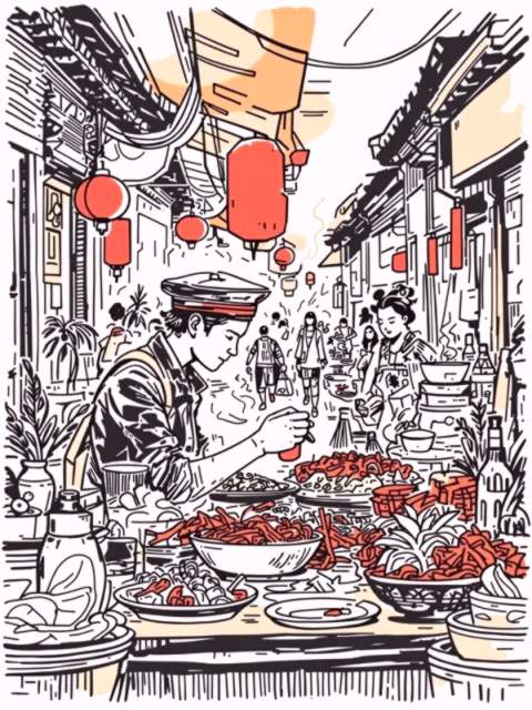 半面江湖 封面 - 香香漫画